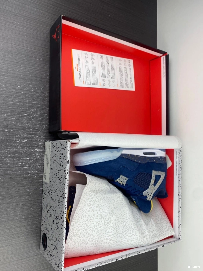 Cheap TBkick Retro Michigan Air Jordan AJ4-1036660 4 (PE) 0729